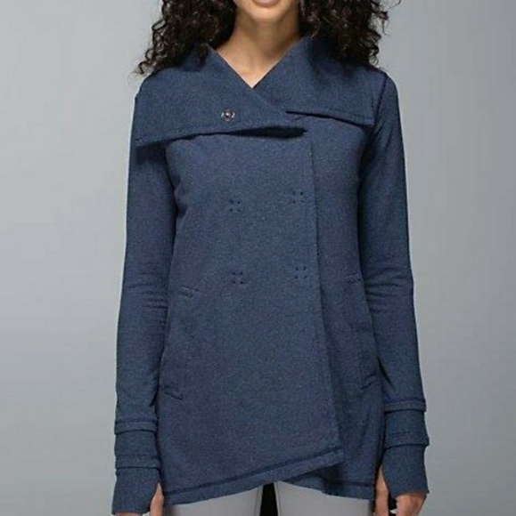 lululemon athletica Jackets & Blazers - Lululemon Gratitude Wrap Cadet Blue